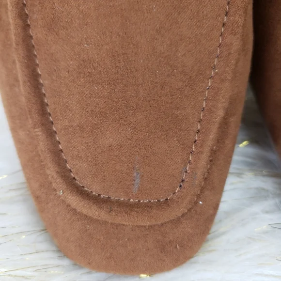 Liz Claiborne Marmara Refined Comfort  Brown Suede Penny Loafers Size 8M - Picture 4 of 12